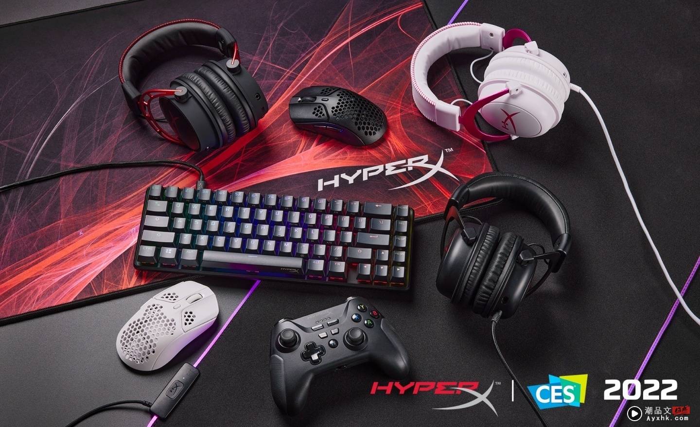 HyperX 带来六项全新电竞产品！包含耳机、鼠标、机械式键盘，还推出了首款游戏摇杆！ 数码科技 图1张